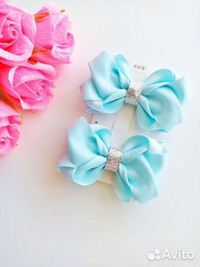 Бантики для волос ручной работы