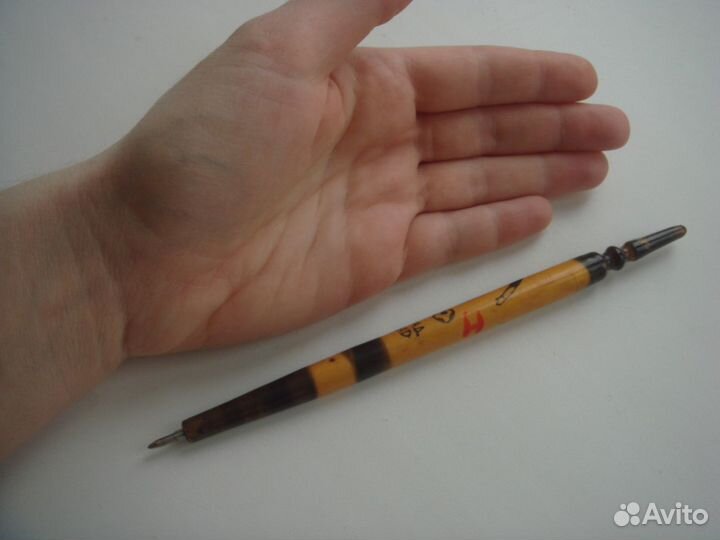 Сувенирная деревянная ручка Ленинград СССР