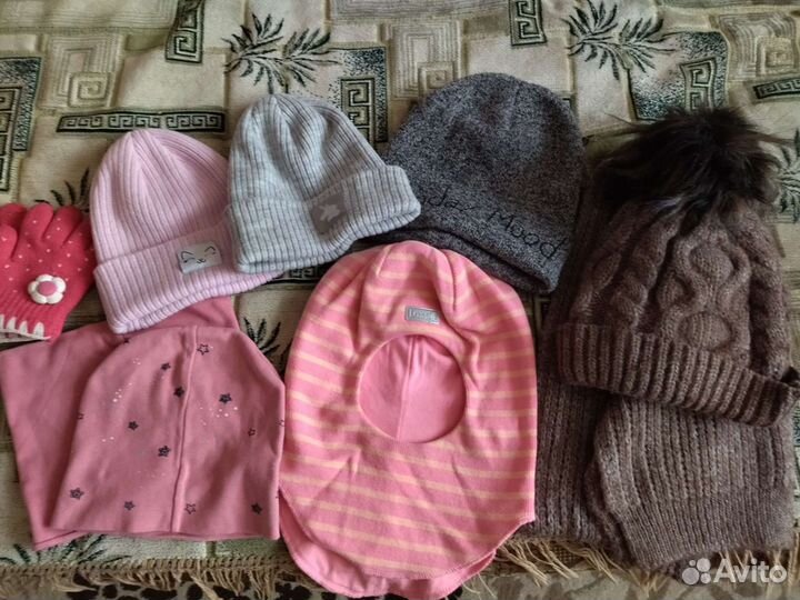 Комплект шапка, шарф