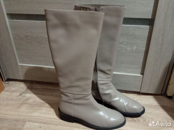 Сапоги женские натуральная кожа 40