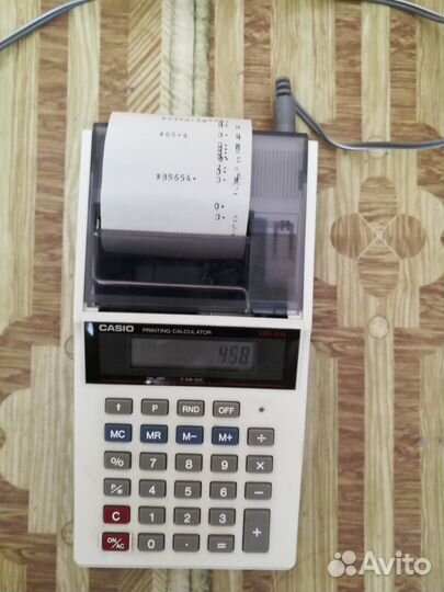 Калькулятор casio HR-8A с принтером