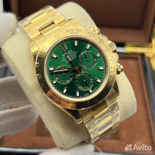 Часы Rolex Daytona Gold Green Dial