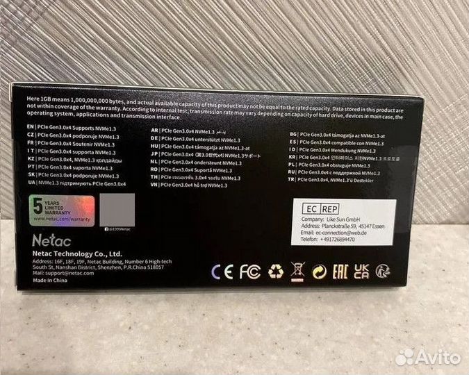 SSD Netac NV3000 1TB 1024GB m.2 2280 NVMe