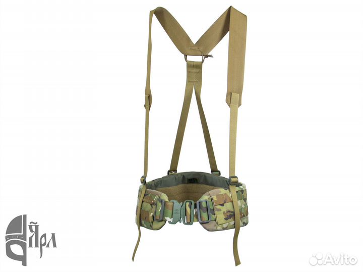 Тактический пояс с лямками Мультикам бр-1 Ярл