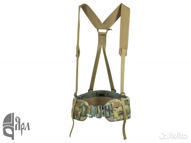 Тактический пояс с лямками Мультикам бр-1 Ярл