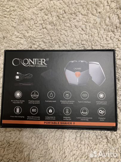 Электробритва cronier cr-870 бритва новая