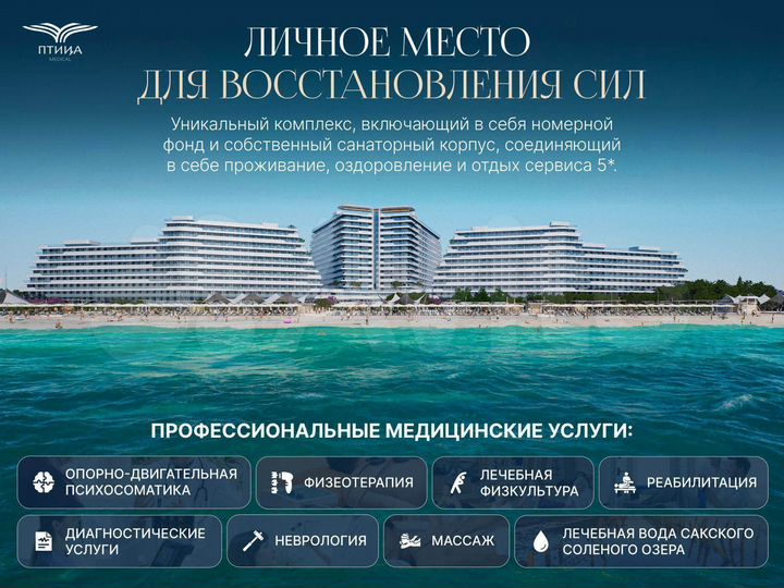 Апартаменты-студия, 24,6 м², 6/16 эт.