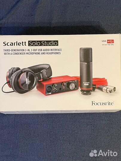 Focusrite Scarlett Solo Studio домашняя студия