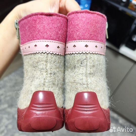 Валенки котофей для девочки 22р
