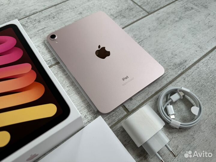 Apple iPad mini 6 Wi-Fi 64 гб + чехол на гарантии