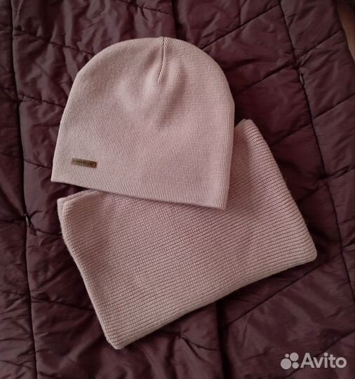 Шапка и снуд на осень размер 52-54