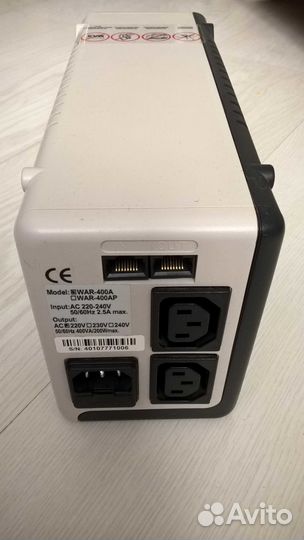 Ибп UPS Powercom WAR-400A с кабелями