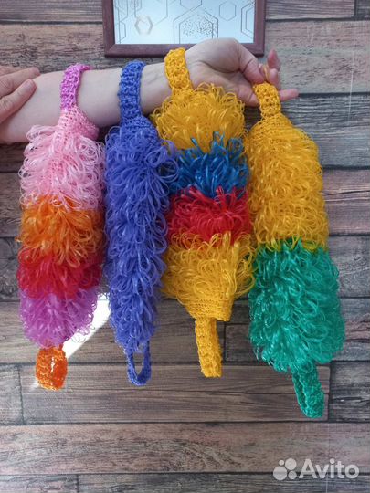 Мочалка ручной работы