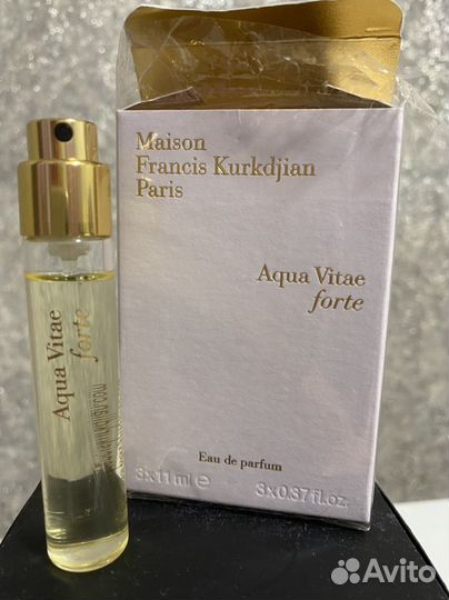 Духи Aqua Vitae Forte Maison Francis Kurkdjian