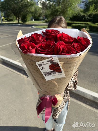 Букет из роз. Цветы доставка. Розы доставка