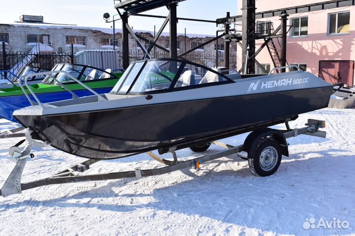Неман 500 DC новый алюминиевый катер под ключ