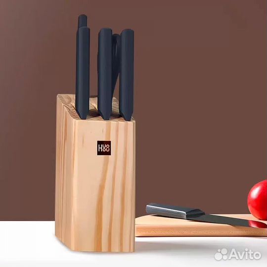 Набор кухонных ножей с подставкой Xiaomi HU0058