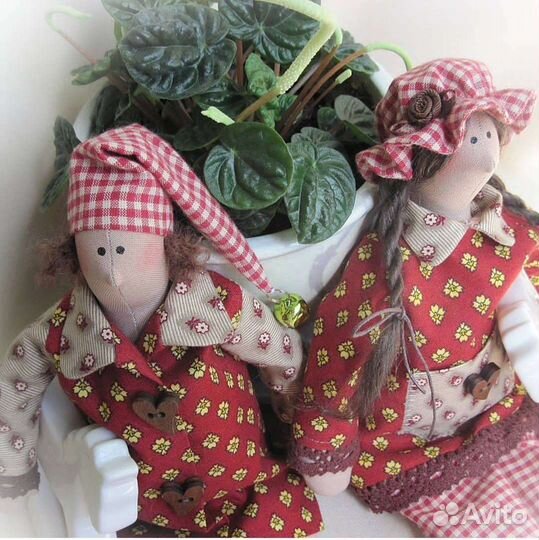 Интерьерная кукла тильда