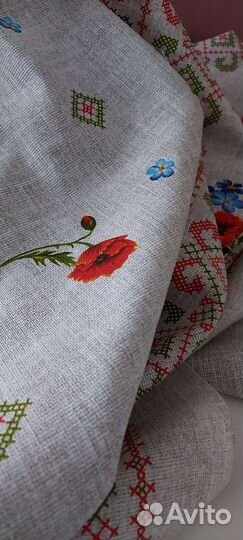 Скатерть льняная 