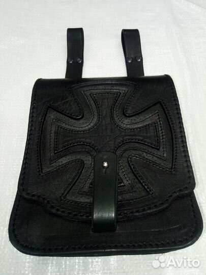 Байкерская поясная сумка bb-21