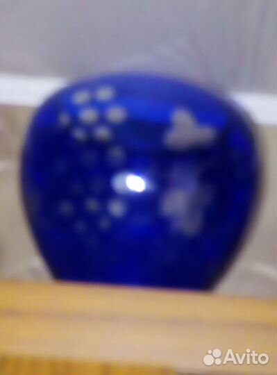 Ваза цветное стекло СССР