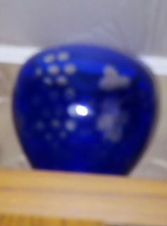 Ваза цветное стекло СССР