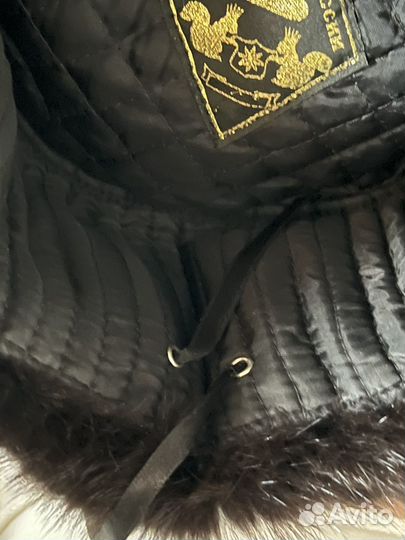 Норковая шапка мужская 58