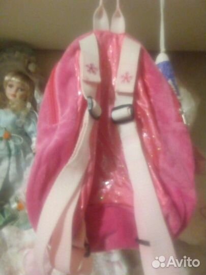 Детский розовый рюкзак