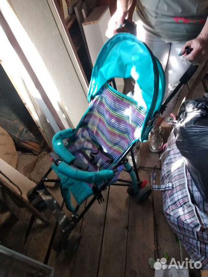 Прогулочная коляска трость бу