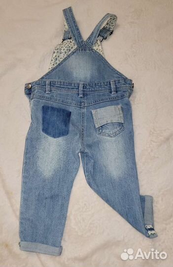 Джинсовый комбинезон для девочки