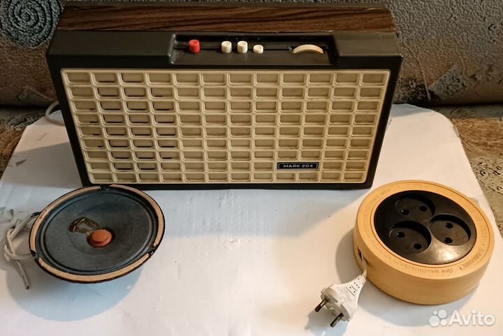 Трехпрограммный приемник+удлинитель+динамик-ссср