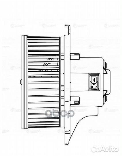 Вентилятор радиатора LFH0860 luzar
