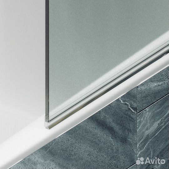 Шторка для ванны поворотная на монопетле MaybahGla