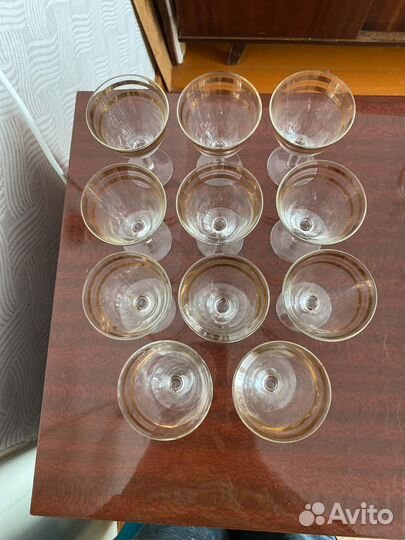 Стеклянные рюмки времён СССР