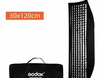 Софтбокс Godox 30 x 120 см Bowens стрипбокс + соты