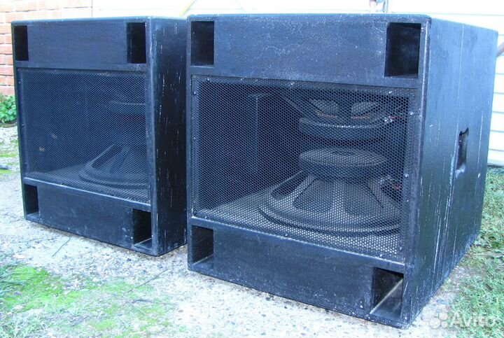 Сабвуферы MAG 3200+3200W 2ш Pro SUB-218 Нч Колонки