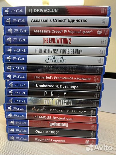 Игры для приставок ps4