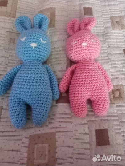Вязаные игрушки ручной работы