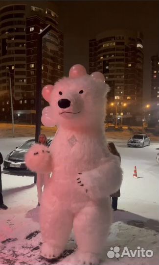 Белый Мишка поздравление