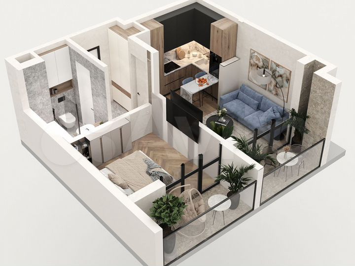 Апартаменты-студия, 29,6 м², 4/14 эт.