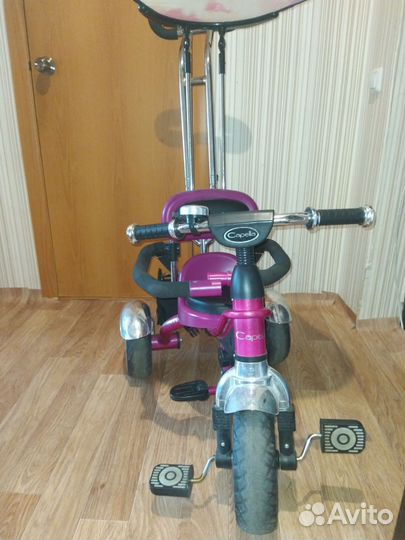 Трехколесный велосипед коляска