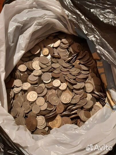 Монеты СССР, России оптом на килограммы