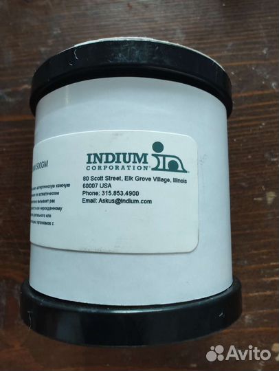 Припой sn63pb37 Indium CW-802. 0.8 мм, 500 г