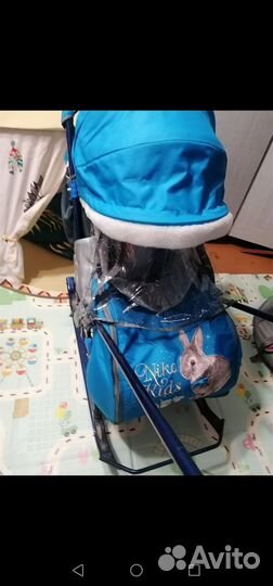 Детские санки коляска