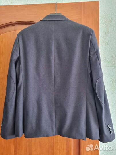 Школьный костюм для мальчика серый 140