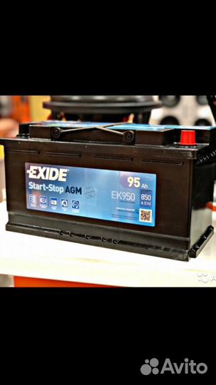 Аккумуляторы exide 95 AGM-850