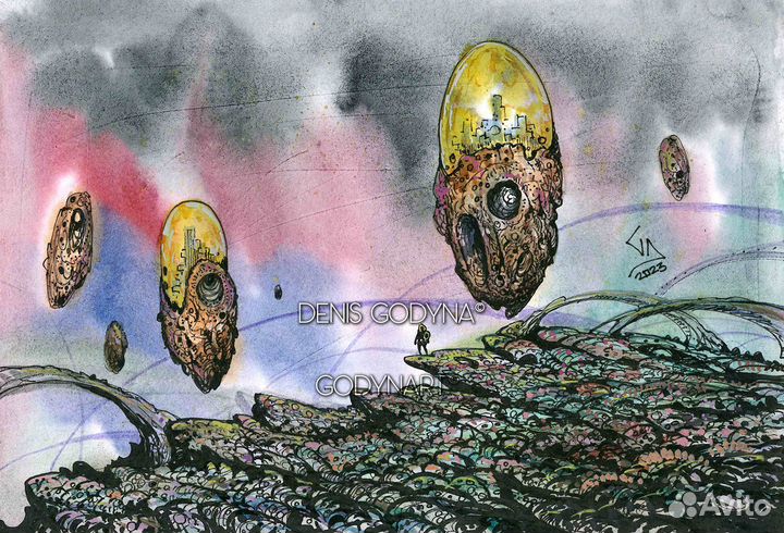 Картины, фантастические пейзажи