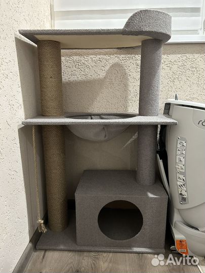 Домик для кошки с когтеточкой