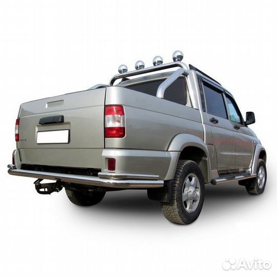 Защита заднего бампера UAZ pickup (2007)