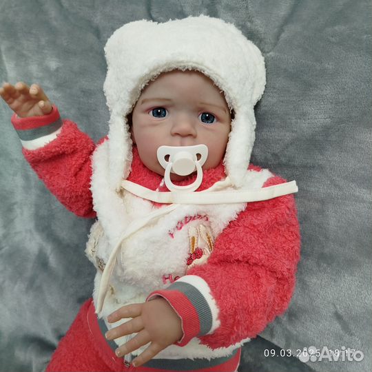 Кукла Реборн Сенди, мягконабивная
